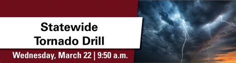 This is an opportunity for the WashU community to practice their sheltering plans and ensure safety in case of a severe weather emergency while at home, work or school. . Statewide tornado drill 2023 ohio